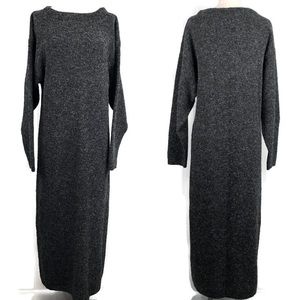VTG Itokin Cisa Long Sleeve Wool Blend Midi Dress